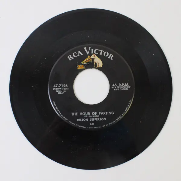 Hilton Jefferson: The Hour of Parting/Cole Slaw 7" Vinyl Record