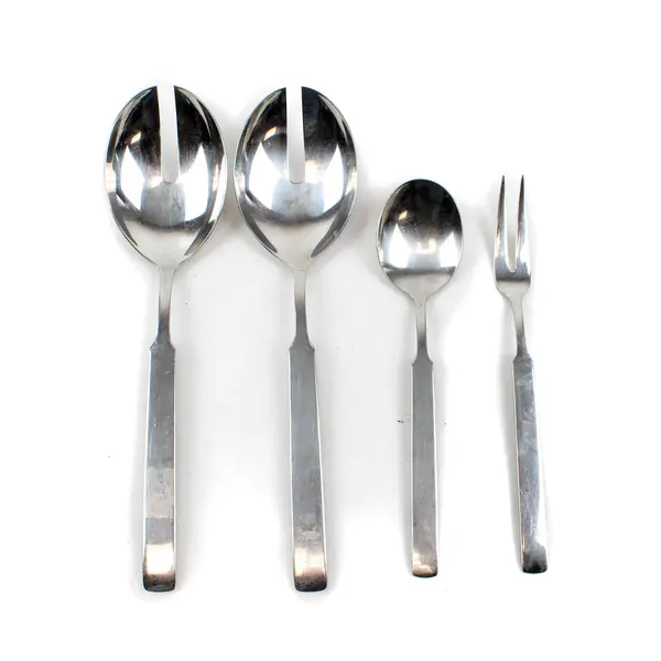 Lot of Four Mixed 18/8 Stainless Flatware From WMF in the Pattern Aspen.