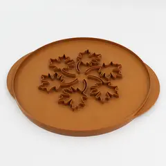 Reversible Plastic Nordic Ware Apple Pie Top Crust Cutter Apples And Leaves