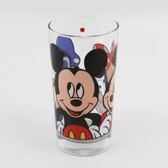 Vintage Anchor Hocking Walt Disney Juice Glass Mickey Minnie Donald Duck 5.5" 