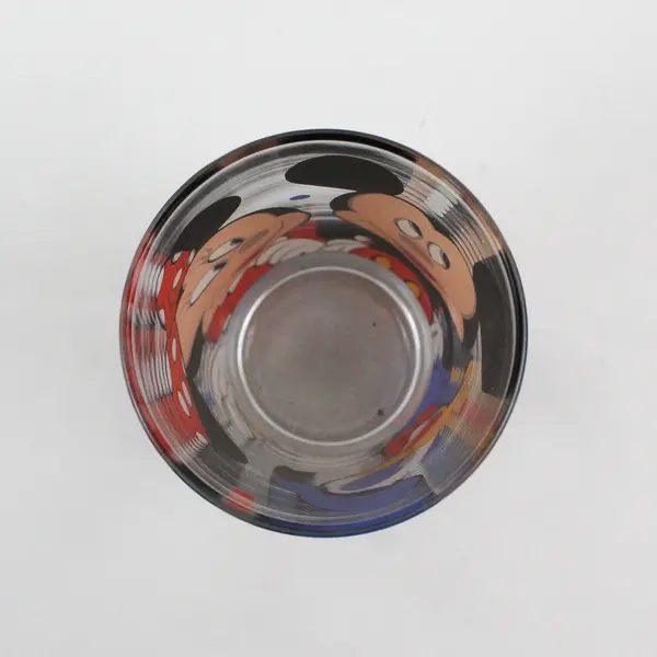 Vintage Anchor Hocking Walt Disney Juice Glass Mickey Minnie Donald Duck 5.5" 