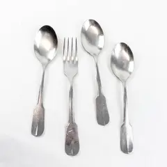 Mixed Lot of Four WMF Cromargan Flatware in the Pattern Cachet. Made in Austria