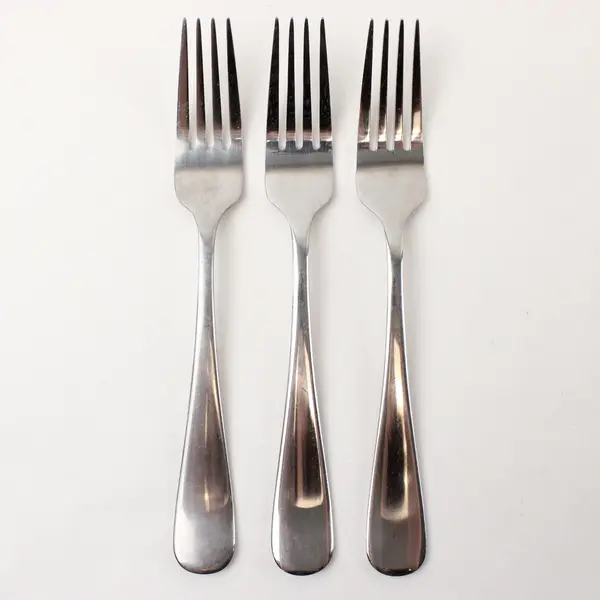 Lot of 3 18/0 Stainless Amazon Basics Dinner Forks Made in China