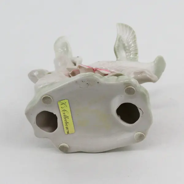 K's Collection Porcelain Hummingbirds And Flower Figurine