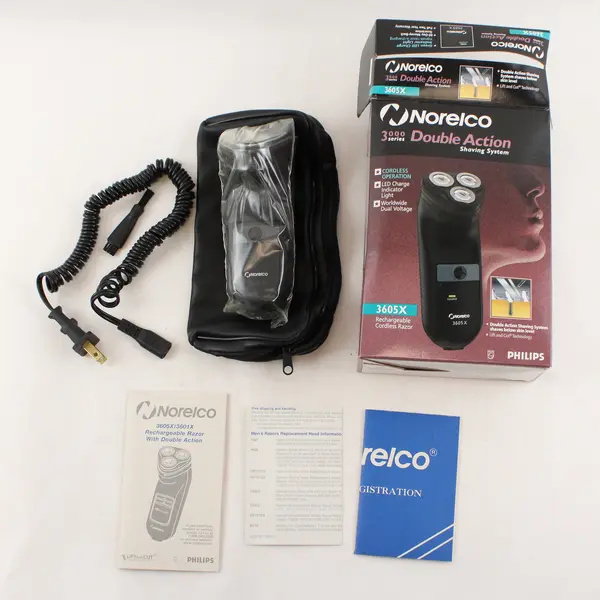 Norelco Double Action Shaving System 3605X - Open Box New