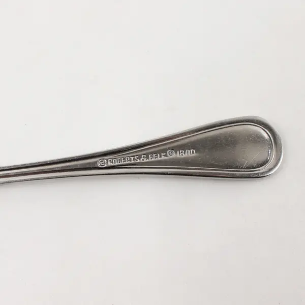 Lot of 4 Roberts & Belk 18/10 Stainless Steel Tablespoons Continental Bead