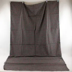 Green Red White Tartan Plaid Fabric 36x60in Cut Crafts Quilting Sewing