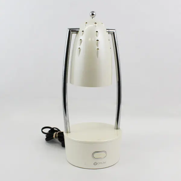 OttLite Desk Lamp 15W Pivoting Dome Beige PL7967 Daylight 
