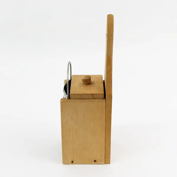 Vintage Primitive Wooden Hard Cheese Grater Box 