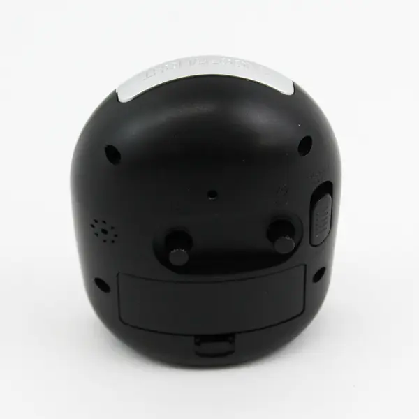 Black Sharp Travel Alarm Clock Model SPC844 With Glow In The Dark Hands