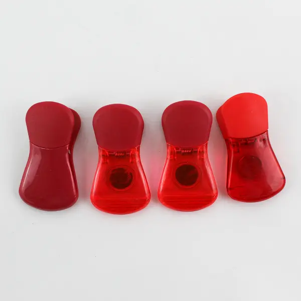 Lot of 14 Magnetic Bag Clips Assorted Colors