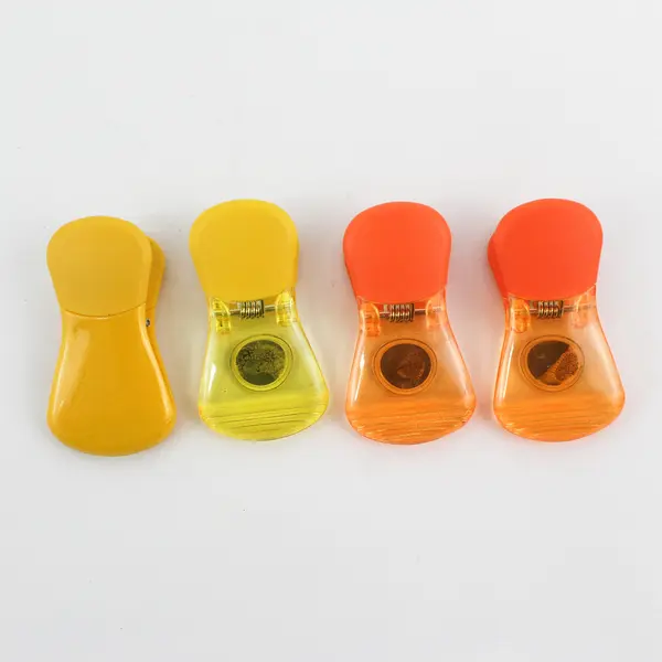 Lot of 14 Magnetic Bag Clips Assorted Colors
