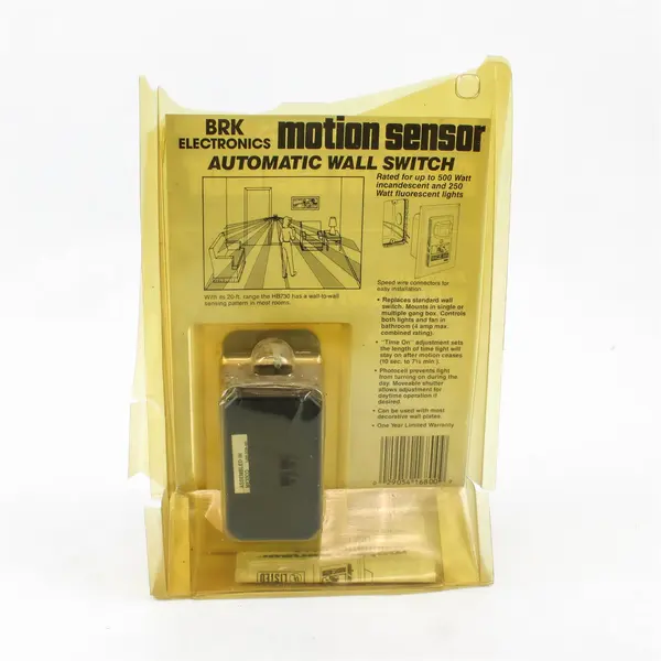 BRK Electronics Motion Sensor Wall Switch Automatic Occupancy Sensor New