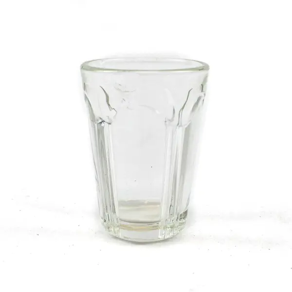 Lot of 3 Clear Glass Shot Glasses Assorted Used Pre-Owned 