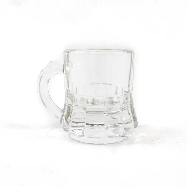 Lot of 3 Clear Glass Shot Glasses Assorted Used Pre-Owned 