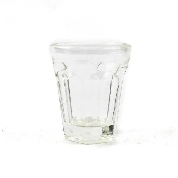 Lot of 3 Clear Glass Shot Glasses Assorted Used Pre-Owned 
