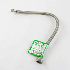 Stainless Steel Faucet Connector 3/8" Compression x 1/2" FIP 20" Flexible