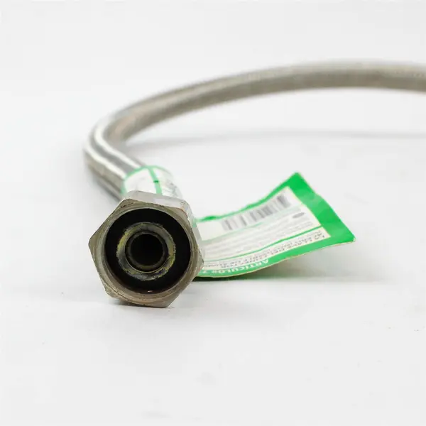 Stainless Steel Faucet Connector 3/8" Compression x 1/2" FIP 20" Flexible