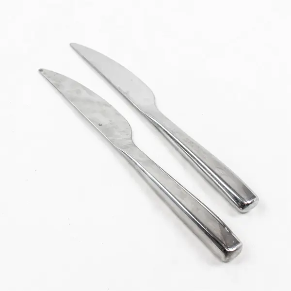 Lot of Two Veil Dinner Knives by Gourmet Settings