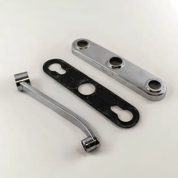 Chrome-Plated Kitchen Faucet Spout with Spigot & Handles Gasket - Replacement