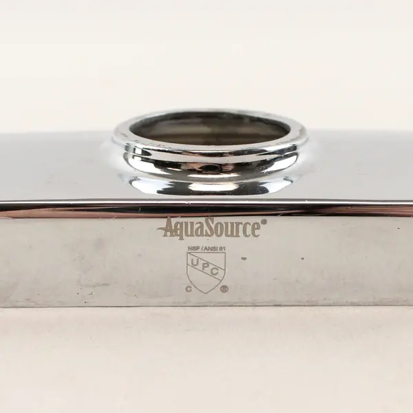 Chrome-Plated Kitchen Faucet Spout with Spigot & Handles Gasket - Replacement
