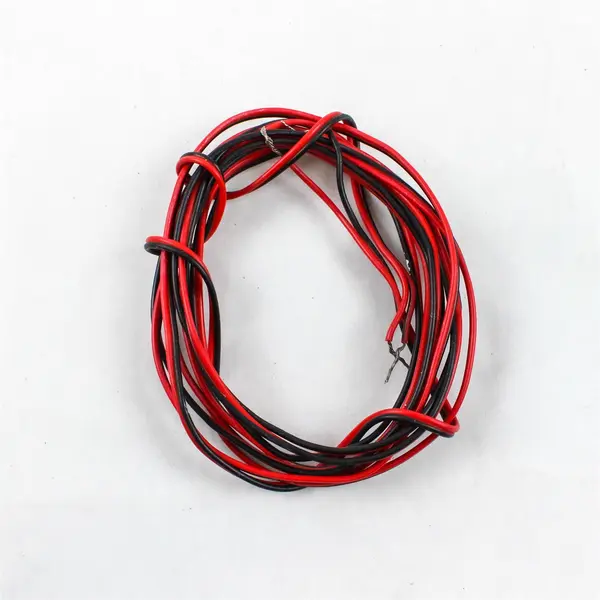 Red/Black 2-Conductor Automotive Speaker Wire Cable 5ft - Used Good