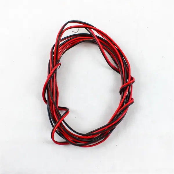 Red/Black 2-Conductor Automotive Speaker Wire Cable 5ft - Used Good