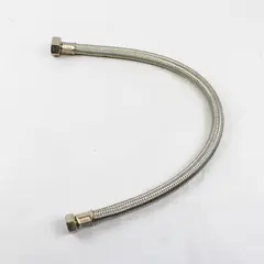 Stainless Steel Braided Water Supply Line 1in x 12in - Used