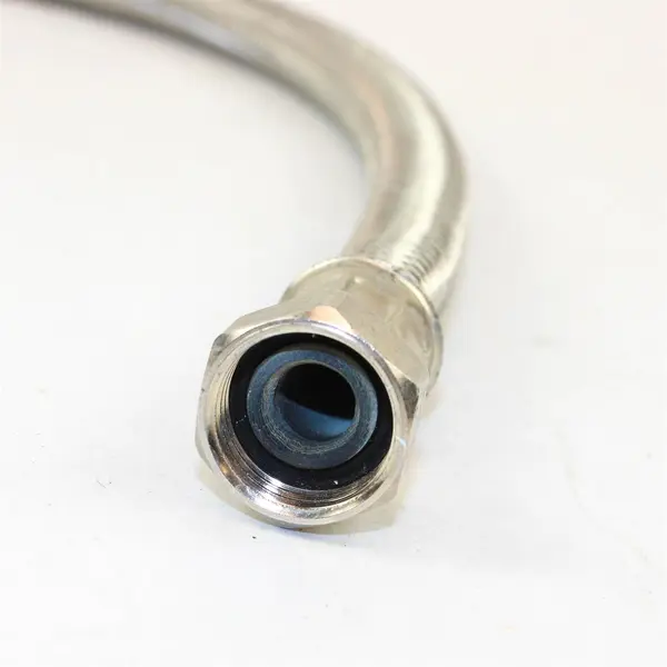 Stainless Steel Braided Water Supply Line 1in x 12in - Used