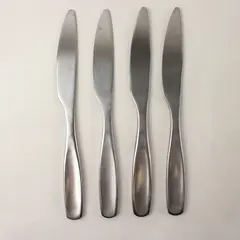 Lot of Four Dinner Knives in the Pattern Vault by Gourmet Settings