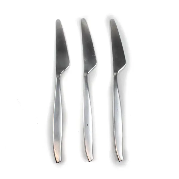  3 Stainless French Dinner Knives by Gourmet Settings in the Pattern Balance