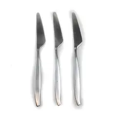  3 Stainless French Dinner Knives by Gourmet Settings in the Pattern Balance