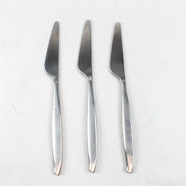  3 Stainless French Dinner Knives by Gourmet Settings in the Pattern Balance