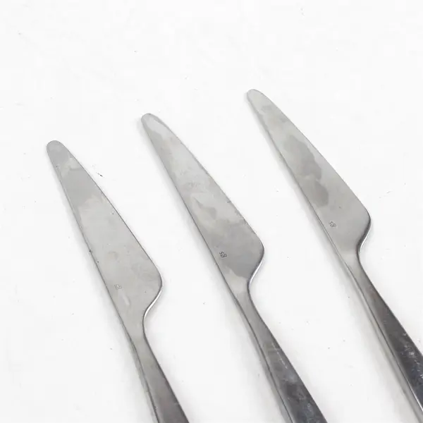  3 Stainless French Dinner Knives by Gourmet Settings in the Pattern Balance