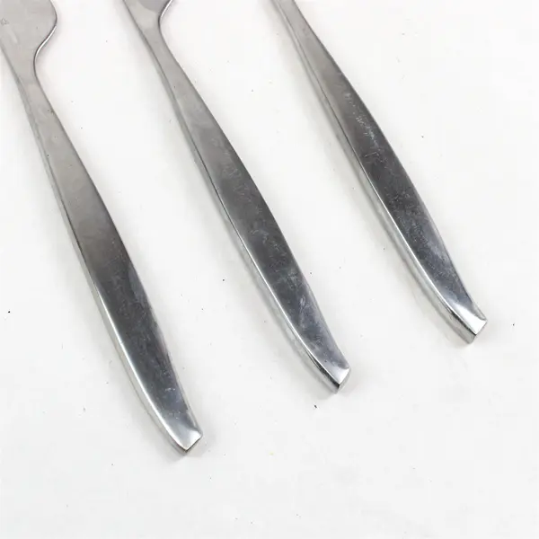  3 Stainless French Dinner Knives by Gourmet Settings in the Pattern Balance