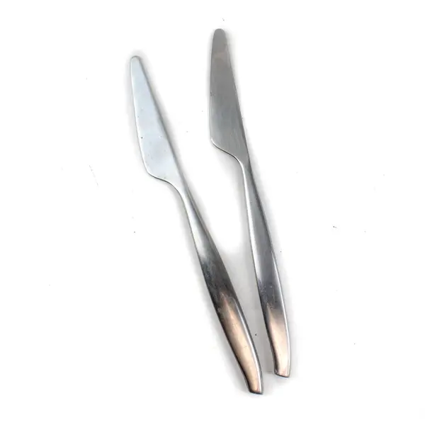 2 Stainless French Dinner Knives by Gourmet Settings in the Pattern Balance