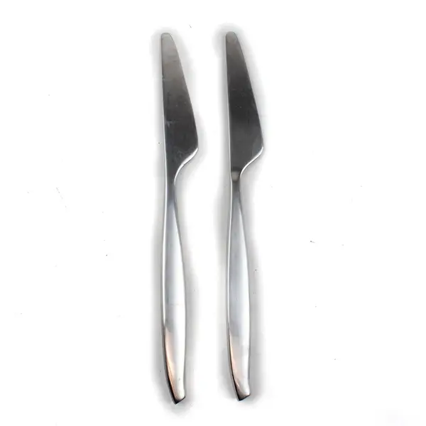 2 Stainless French Dinner Knives by Gourmet Settings in the Pattern Balance