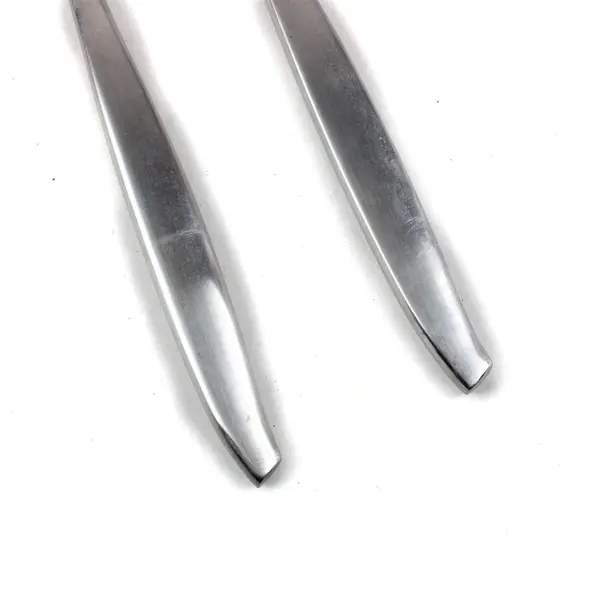 2 Stainless French Dinner Knives by Gourmet Settings in the Pattern Balance