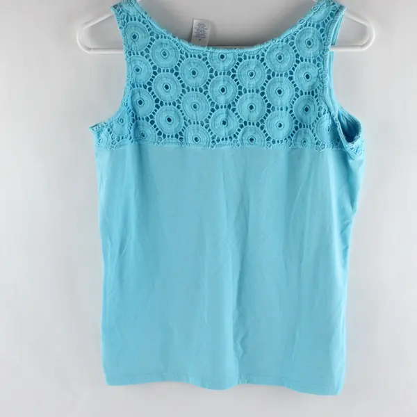 Liz Wear by Liz Claiborne Sky Blue Tank Top Women's Medium