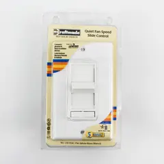 Craftmade 3-Speed Quiet Fan Slide Control  CM-3SSC/PW NIP