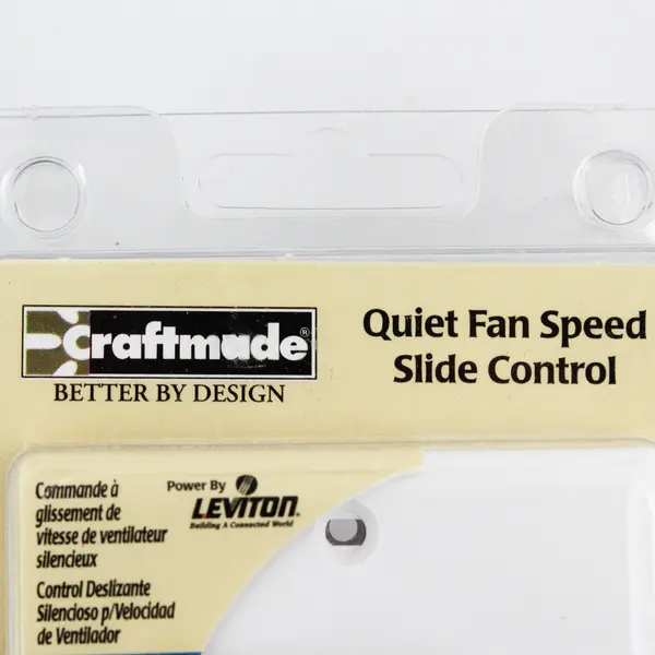 Craftmade 3-Speed Quiet Fan Slide Control  CM-3SSC/PW NIP