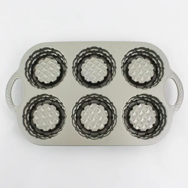 Nordic Ware Shortcake Baskets Pan (6 Cups) New