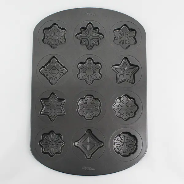 Wilton Christmas Snowflake and Star Cookie Mold Pan 11" x 16.5"