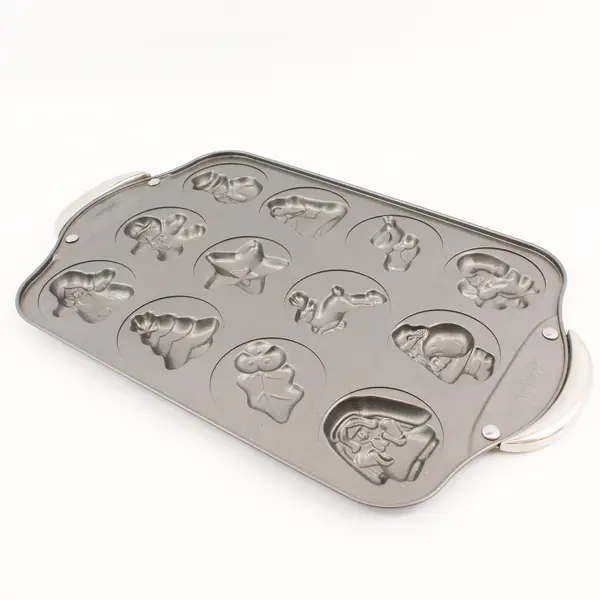  NORPRO Non-Stick Aluminum Christmas Cookie  Mold 18.5" X 11" 