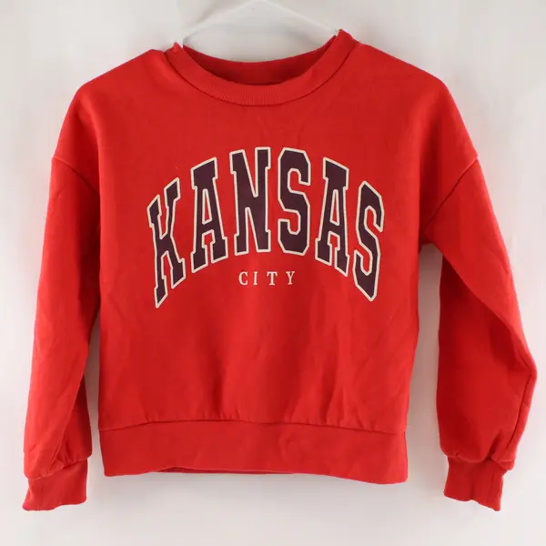 Weekend Academy Red Kansas City Sweatshirt Youth Medium 7-8