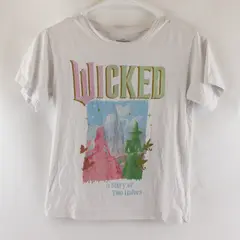Wicked Short-Sleeved White T-Shirt Girls' Medium 7/8