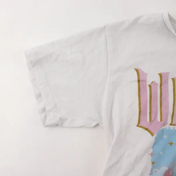 Wicked Short-Sleeved White T-Shirt Girls' Medium 7/8
