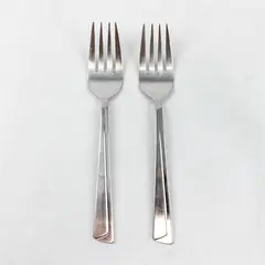 Lot of 2 Retroneu Concept Stainless Steel Salad Forks 6.5"