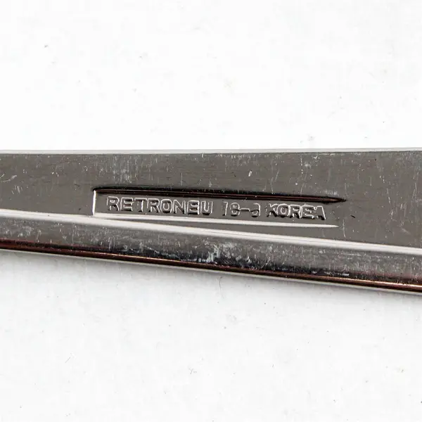 Lot of 2 Retroneu Concept Stainless Steel Salad Forks 6.5"