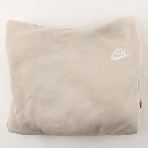 Nike Embroidered Beige Hoodie Youth Medium
